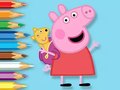 Jwèt Coloring Book: Peppa With Toy Bear