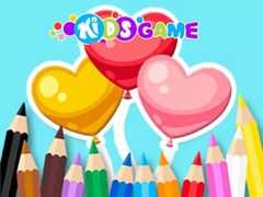 Jwèt Coloring Book: Heart Balloons