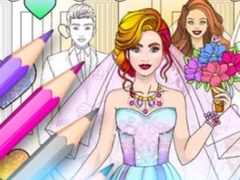 Jwèt Wedding Coloring Dress Up Game