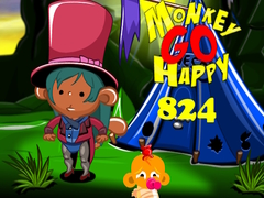 Jwèt Monkey Go Happy Stage 824