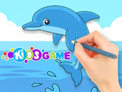 Jwèt Coloring Book: Cute Dolphin