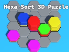 Jwèt Hexa Sort 3D Puzzle