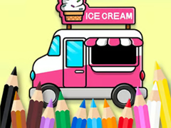 Jwèt Coloring Book: Ice Cream Car