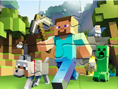 Jwèt Jigsaw Puzzle: Minecrafter