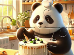 Jwèt Jigsaw Puzzle: Panda Baker