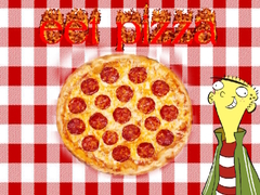 Jwèt Eet pizza