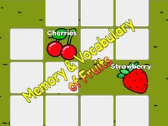 Jwèt Memory & Vocabulary of Fruits