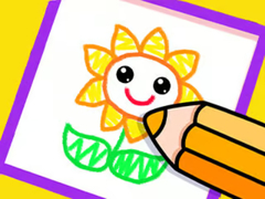 Jwèt Toddler Drawing: Beautiful Flower