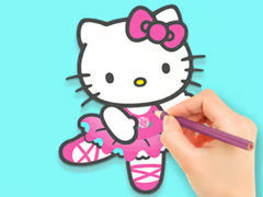 Jwèt Coloring Book: Hello Kitty Dancing