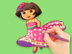 Jwèt Coloring Book: Dora Prepare Party