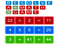 Jwèt RE5OLVE a+math=game