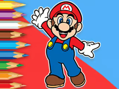 Jwèt Coloring Book: Mario Happy Skating
