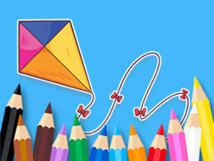 Jwèt Coloring Book: Bowknot Kite