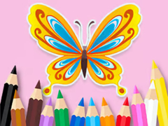 Jwèt Coloring Book: Beautiful Butterfly