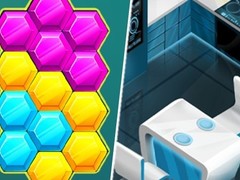 Jwèt Hexa Blast Game Puzzle