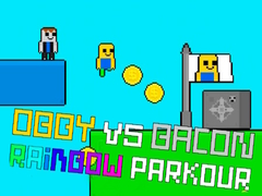 Jwèt Obby vs Bacon Rainbow Parkour