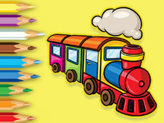 Jwèt Coloring Book: Running Train