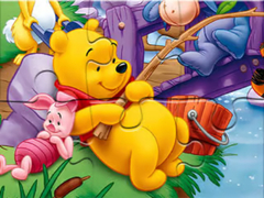 Jwèt Jigsaw Puzzle: Winnie Fishing