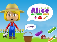 Jwèt World of Alice Vegetables Names