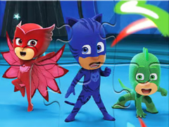 Jwèt Jigsaw Puzzle: PJ Masks