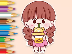 Jwèt Coloring Book: Lovely Girl