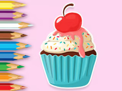 Jwèt Coloring Book: Apple Cupcake