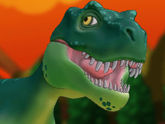 Jwèt Dino Run: Lava