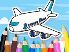 Jwèt Coloring Book: Flying Airplane