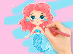 Jwèt Coloring Book: Enjoying Mermaid