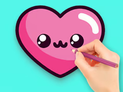 Jwèt Coloring Book: Lovely Heart