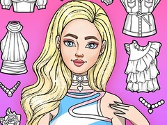 Jwèt Girl Coloring Dress Up Games