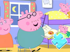 Jwèt Jigsaw Puzzle: Peppa Sleeping Story