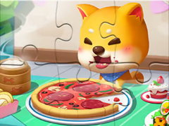 Jwèt Jigsaw Puzzle: Pizza Dog