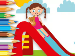 Jwèt Coloring Book: Playing Slide