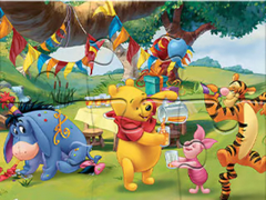 Jwèt Jigsaw Puzzle: Winnie The Pooh Party