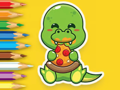 Jwèt Coloring Book: Hungry Dinosaurs