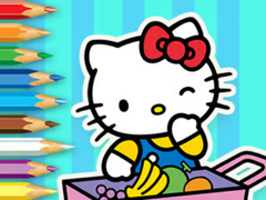 Jwèt Coloring Book: Hello Kitty Market