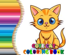 Jwèt Cute Cat Coloring Book