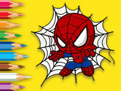 Jwèt Coloring Book: Baby Spiderman