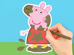 Jwèt Coloring Book: Peppa In The Mud