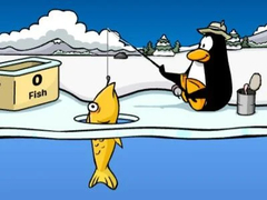Jwèt Club Penguin: Ice Fishing
