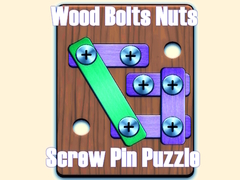 Jwèt Wood Bolts Nuts Screw Pin Puzzle
