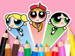 Jwèt Coloring Book: The Powerpuff Girls