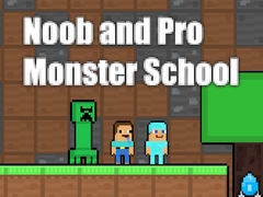 Jwèt Noob and Pro Monster School