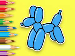 Jwèt Coloring Book: Balloon Puppy
