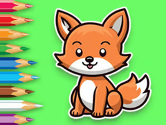 Jwèt Coloring Book: Baby Fox
