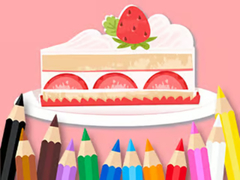 Jwèt Coloring Book: Strawberry Cake