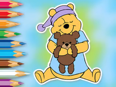Jwèt Coloring Book: Winnie With Toy Bear