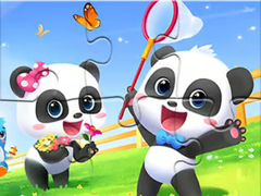 Jwèt Jigsaw Puzzle: Baby Panda Spring Outing