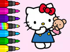 Jwèt Coloring Book: Hello Kitty Teddy Bear